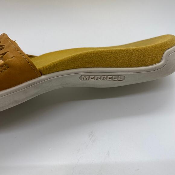 Merrell District Kempsey Air Cushion Memory Foam Sandals leather womens sz 9 - Picture 3 of 7